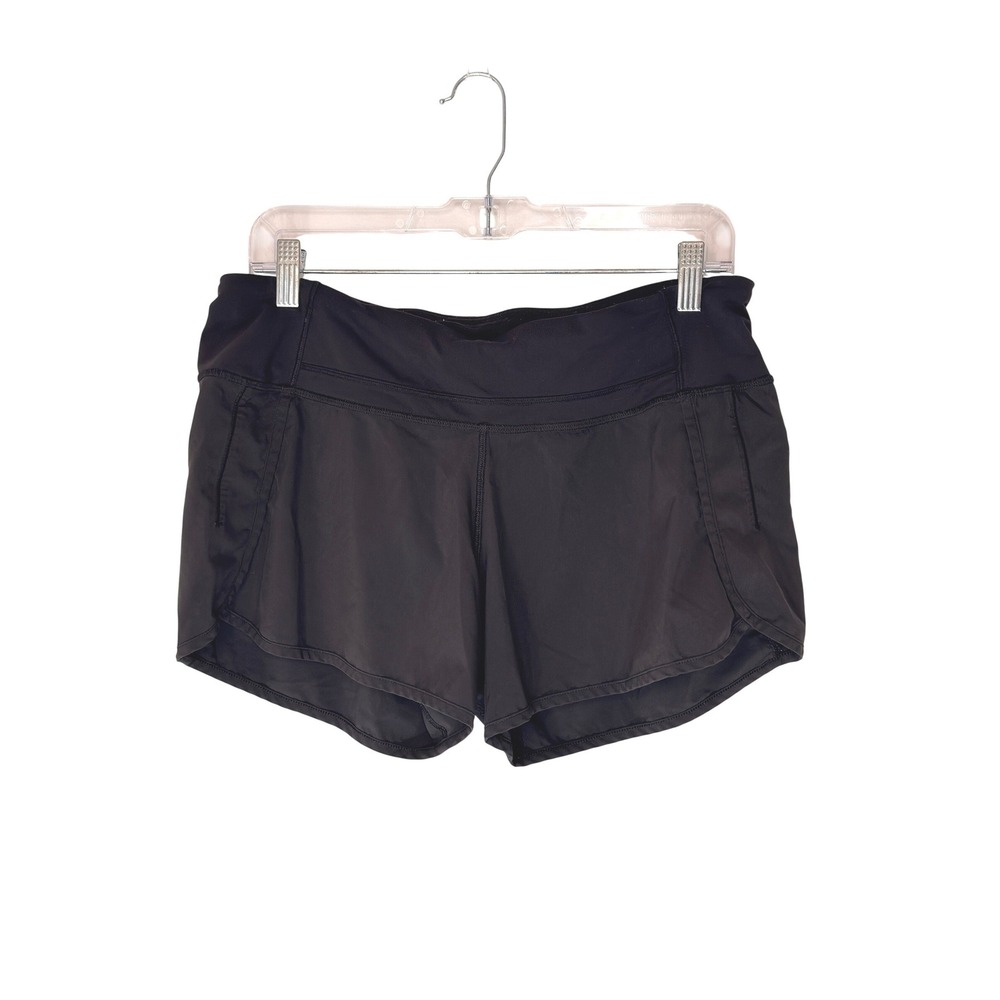 Lululemon Speed Up HR Short 2.5" Lined Women's Black Workout Gym Active Size 8